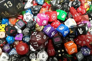 colored dice