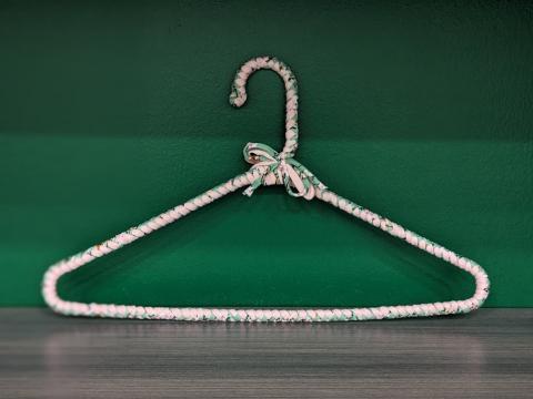 Macrame Wrapped Hanger