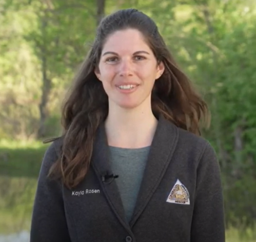 Presenter Kayla Rosen with Missouri Department of Conservation